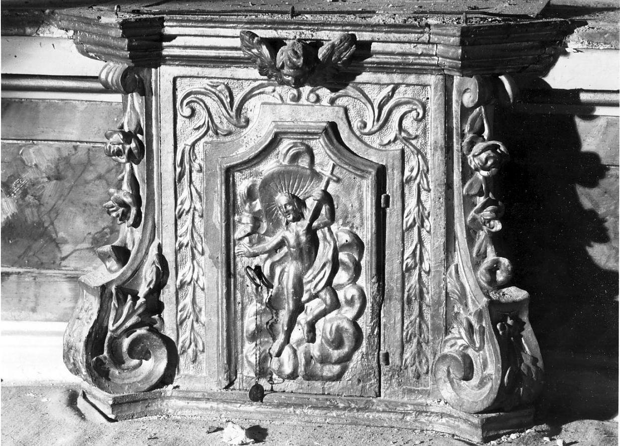 sportello di tabernacolo, opera isolata - ambito Italia settentrionale (seconda metà sec. XVIII)