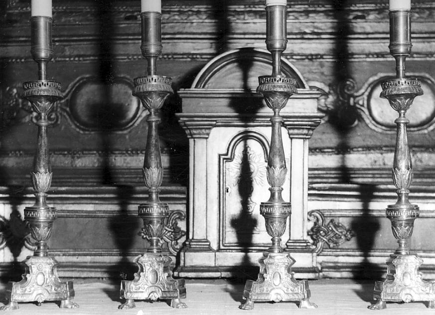 candelabro, insieme - ambito italiano (sec. XVIII)