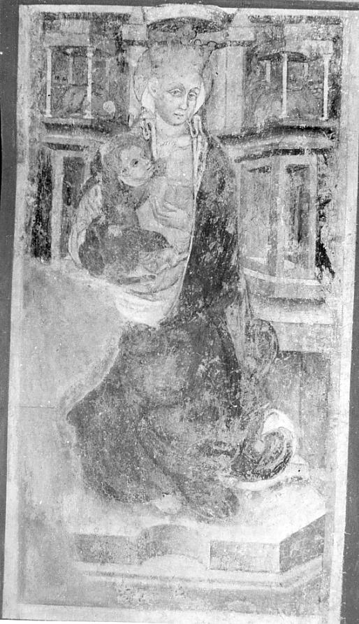 Madonna con Bambino (dipinto, opera isolata) - ambito italiano (sec. XV)