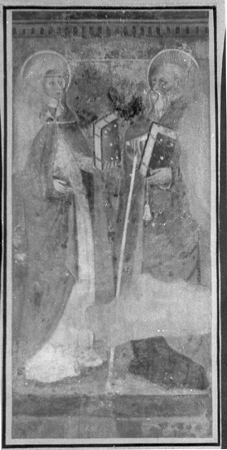 Santa Caterian e Sant'Antonio (dipinto, opera isolata) - ambito italiano (sec. XV)