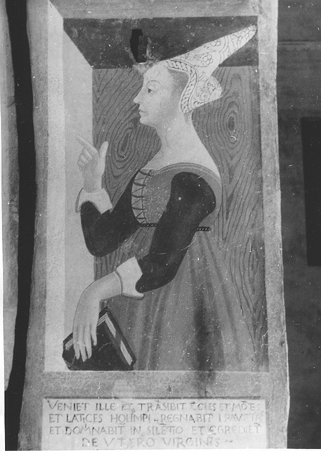 Sibilla Delfica (dipinto, opera isolata) di Giovan Pietro da Cemmo (sec. XV)