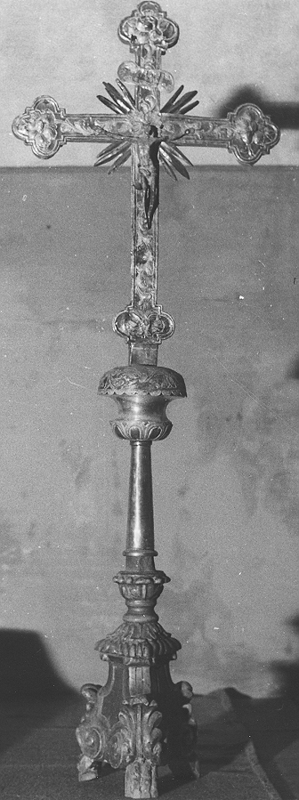 croce processionale, opera isolata - ambito Italia settentrionale (sec. XVI)