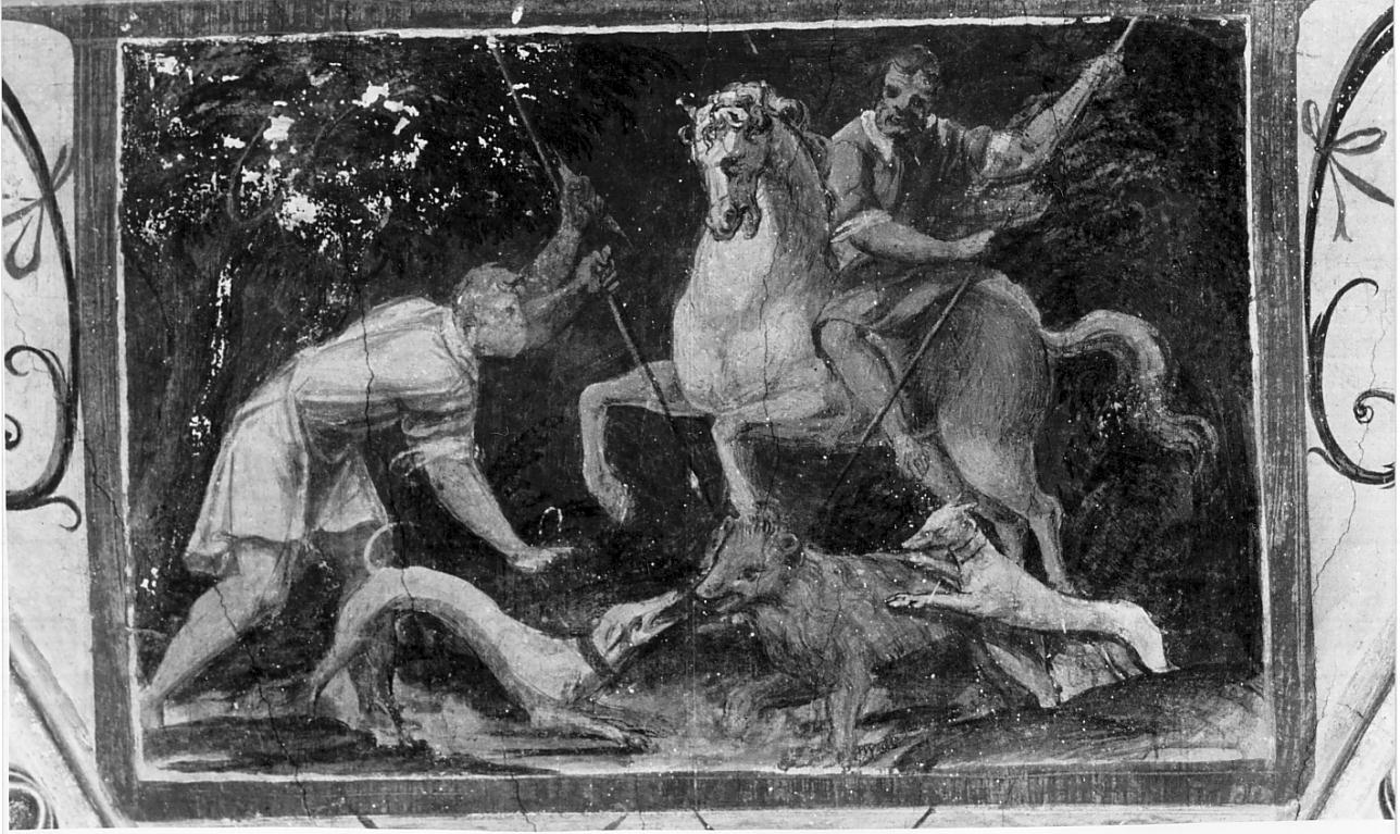 storie di Diana e Atteone (dipinto, ciclo) di Campi Bernardino (cerchia) (fine sec. XVI)