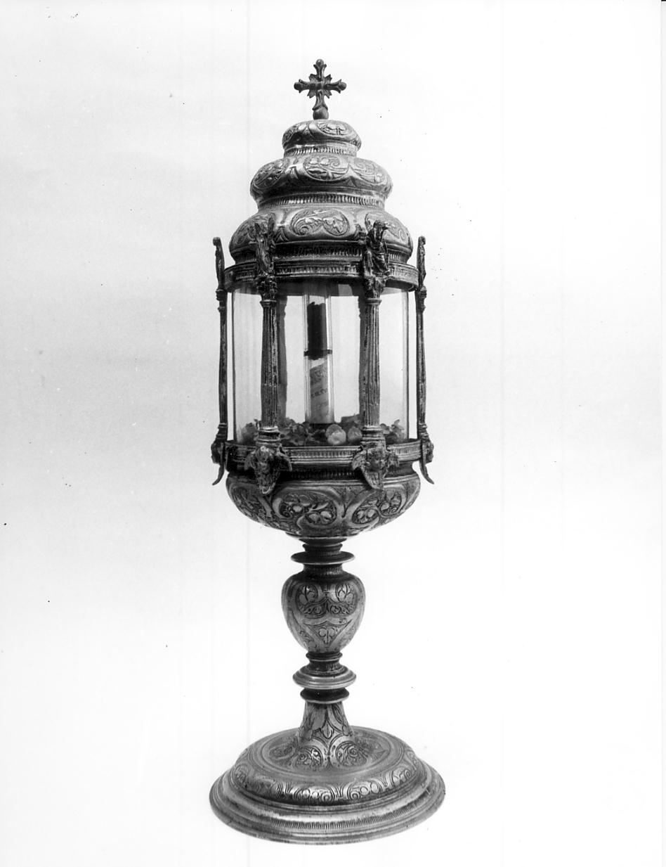 reliquiario architettonico, opera isolata - manifattura lombarda (fine/inizio secc. XVI/ XVII)