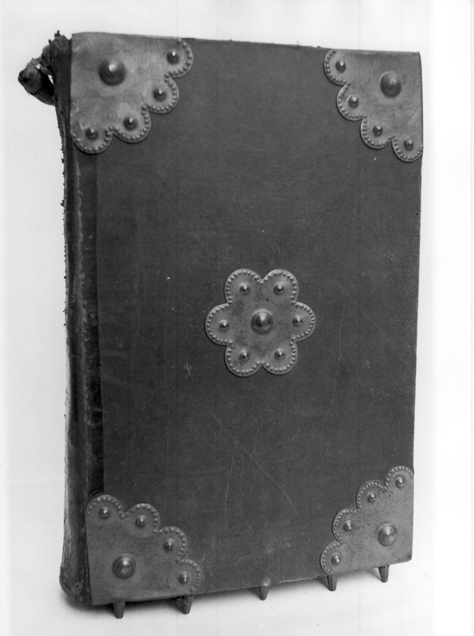 coperta di libro liturgico - ambito lombardo (sec. XVII)