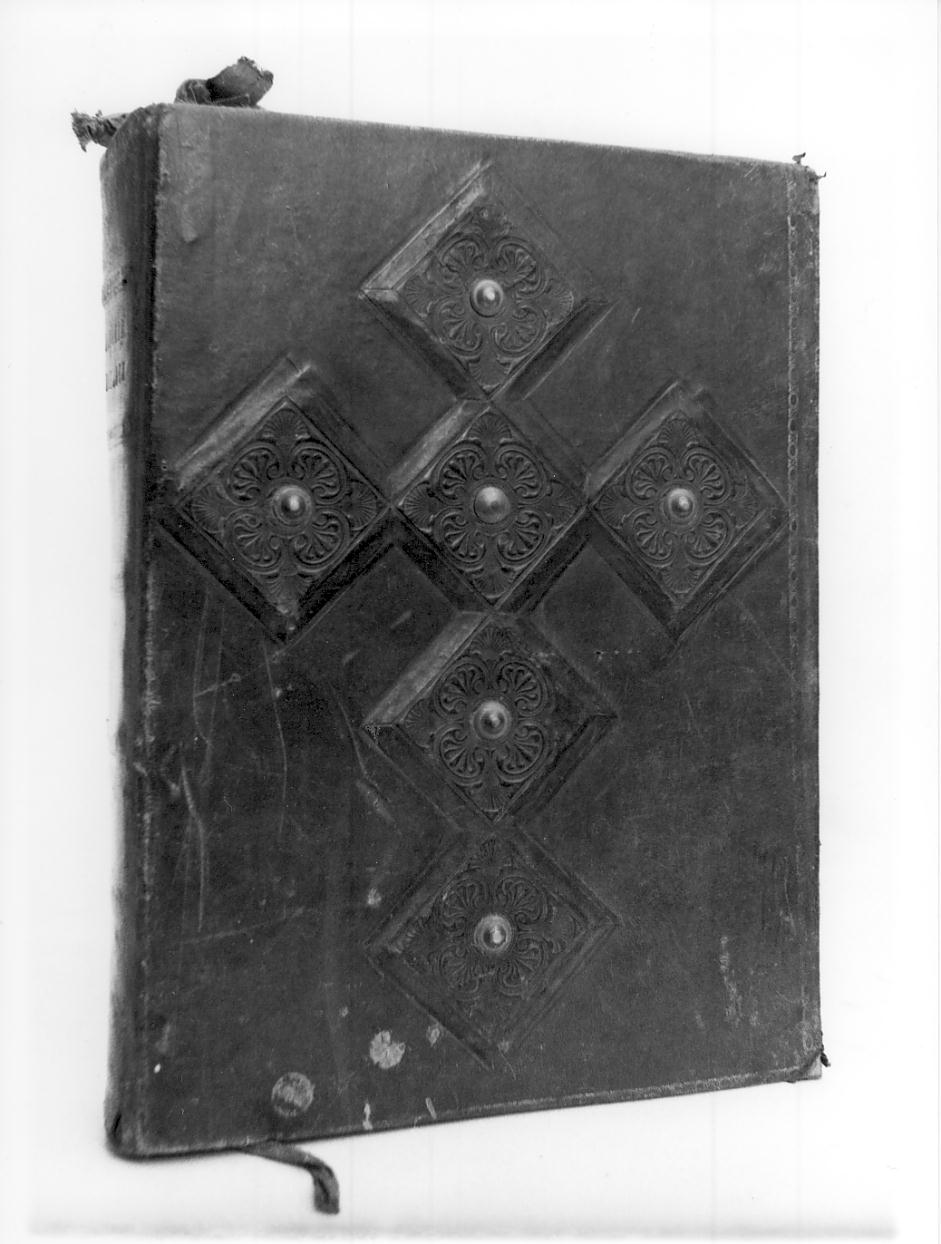coperta di libro liturgico, opera isolata di Ranuzio Merigo (fine sec. XIX)