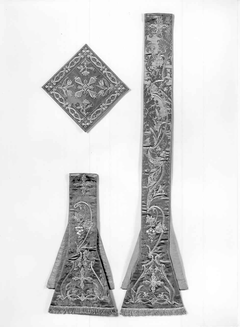 paramento liturgico, elemento d'insieme - manifattura Italia settentrionale (sec. XIX)