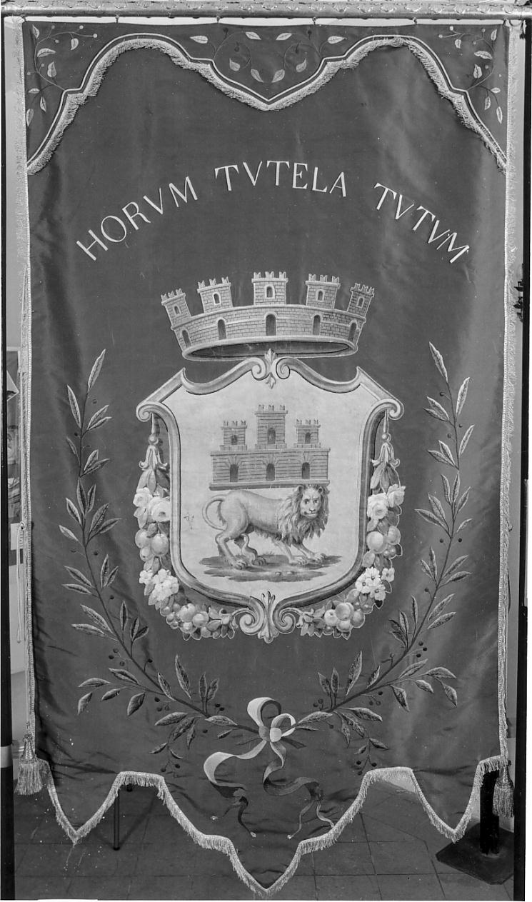 stemma (stendardo processionale, insieme) - manifattura lombarda (sec. XX)