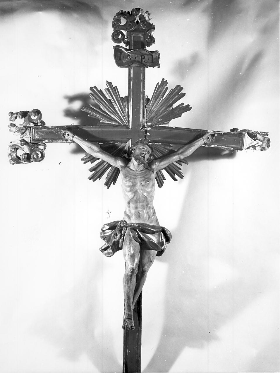 croce processionale, opera isolata - ambito cremonese (ultimo quarto sec. XVII)