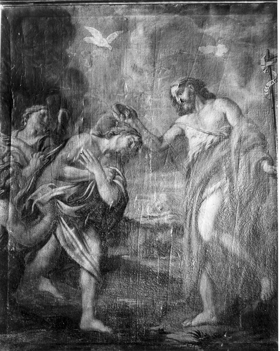 battesimo di Cristo (dipinto, opera isolata) - ambito mantovano (sec. XVIII)