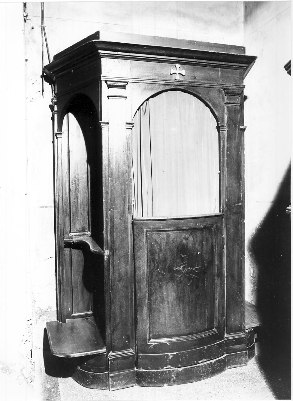 confessionale, opera isolata - ambito mantovano (prima metà sec. XIX)