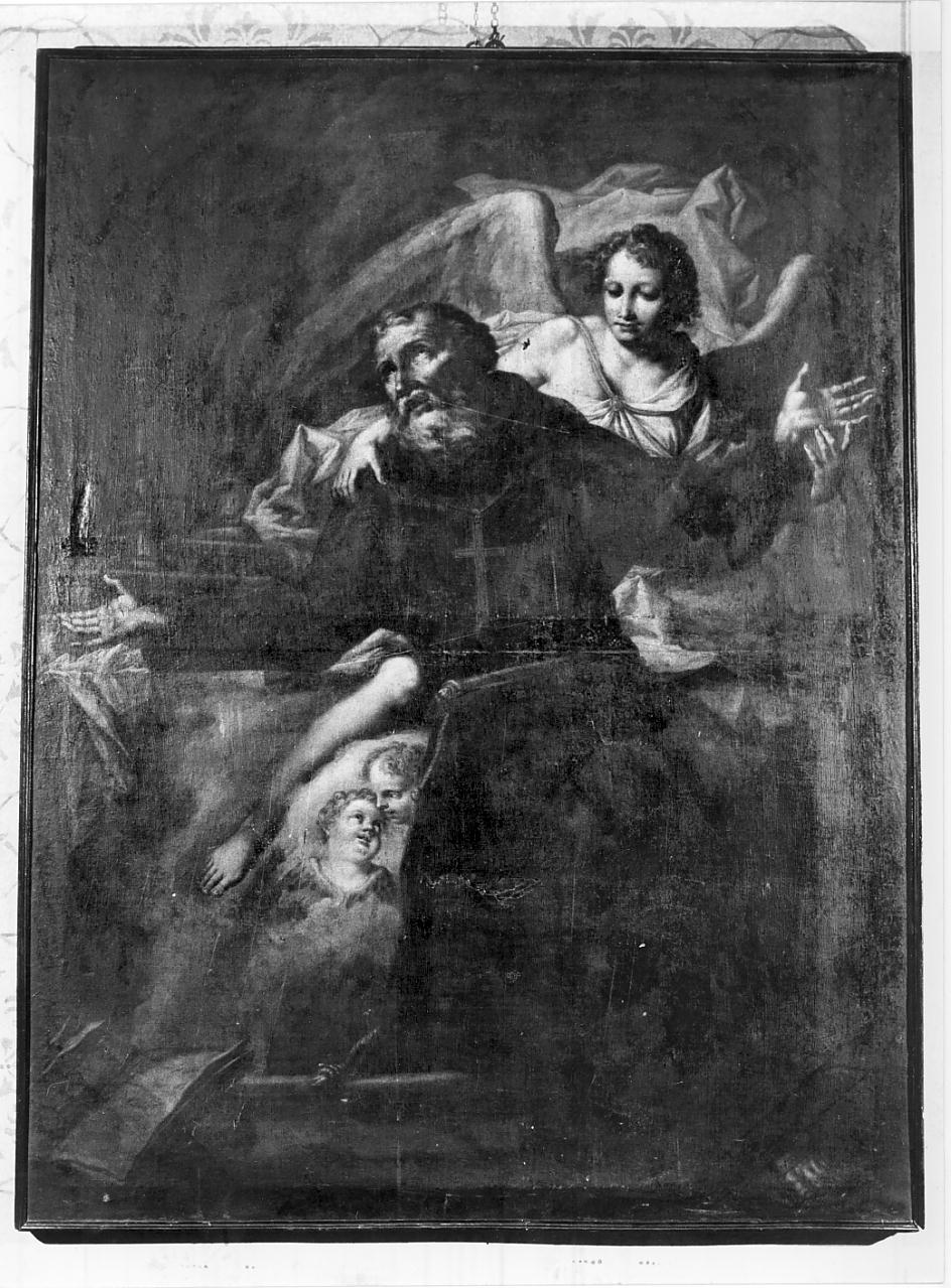 estasi di San Francesco d'Assisi (dipinto, opera isolata) di Anselmi Giorgio (sec. XVIII)