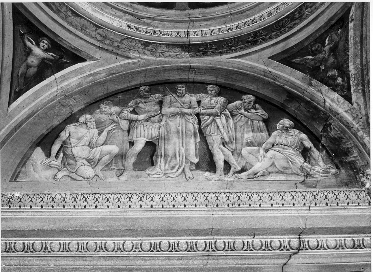 Ecce Homo (decorazione pittorica, elemento d'insieme) - ambito mantovano (sec. XIX)