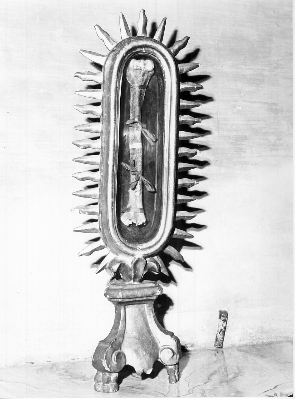 reliquiario, opera isolata - ambito mantovano (fine sec. XVIII)