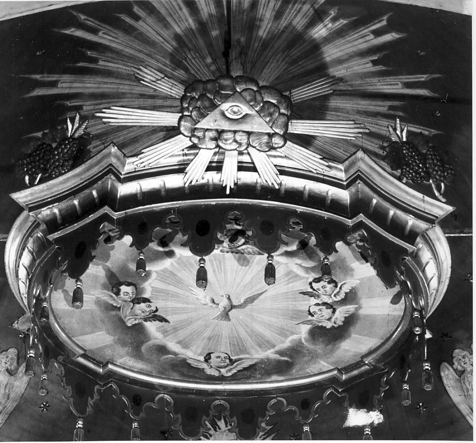 baldacchino d'altare, opera isolata - ambito mantovano (prima metà sec. XVIII)