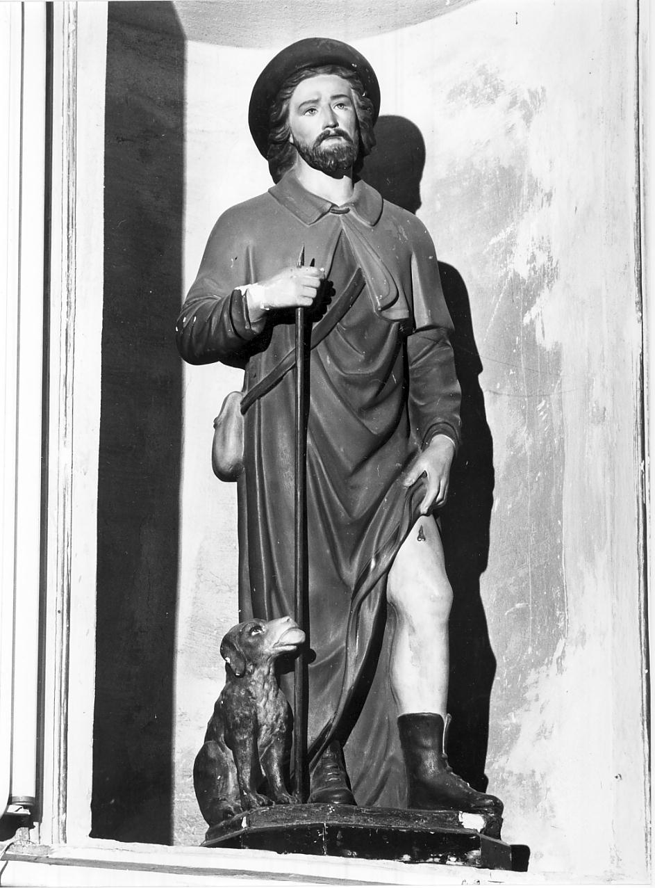 San Rocco (statua, opera isolata) - ambito mantovano (inizio sec. XX)
