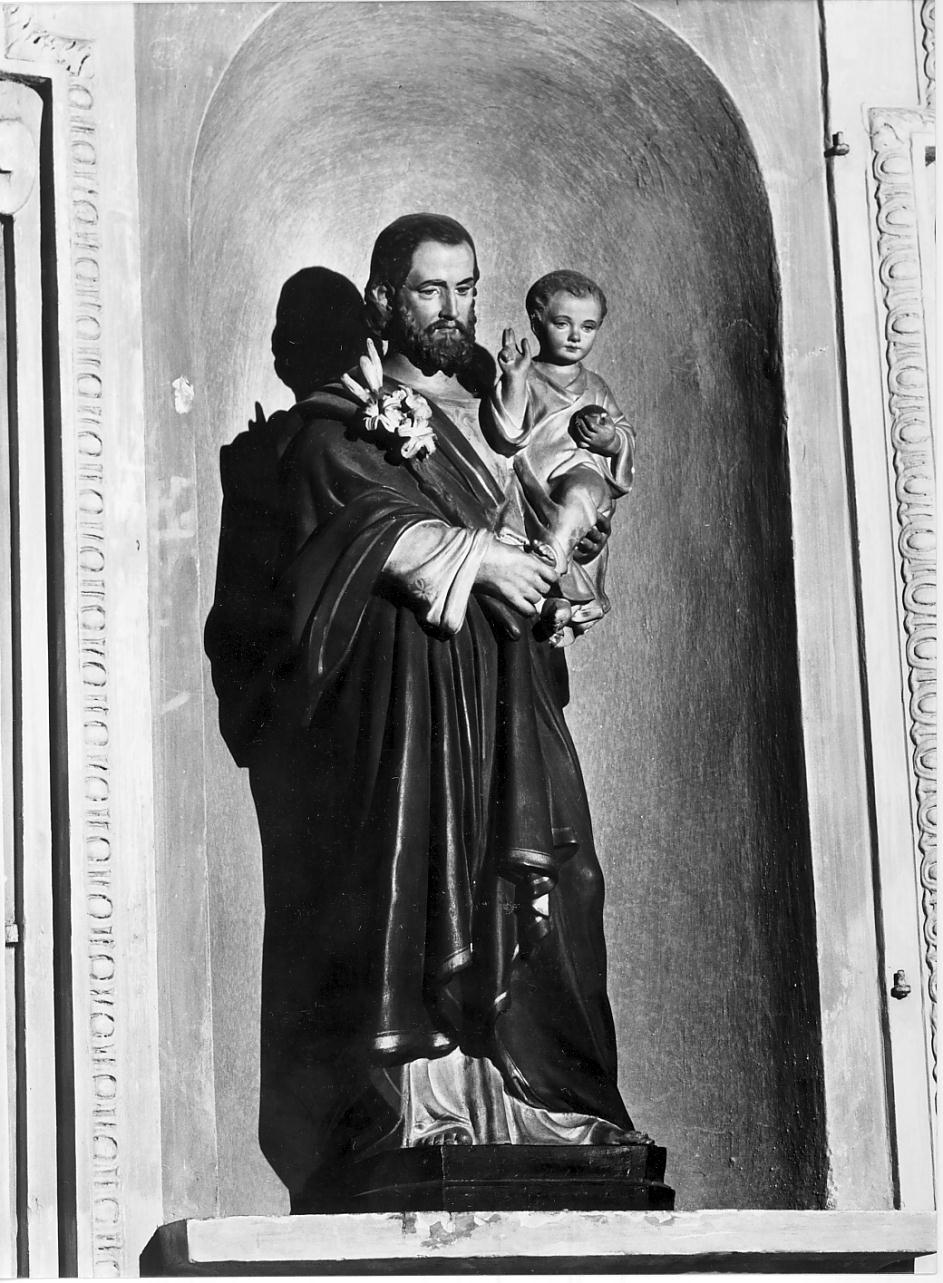San Giuseppe (statua, opera isolata) - ambito mantovano (inizio sec. XX)