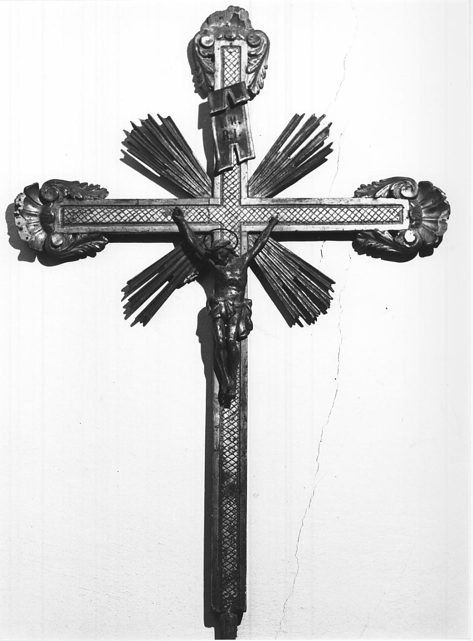 crocifisso, opera isolata - ambito mantovano (fine sec. XVIII)