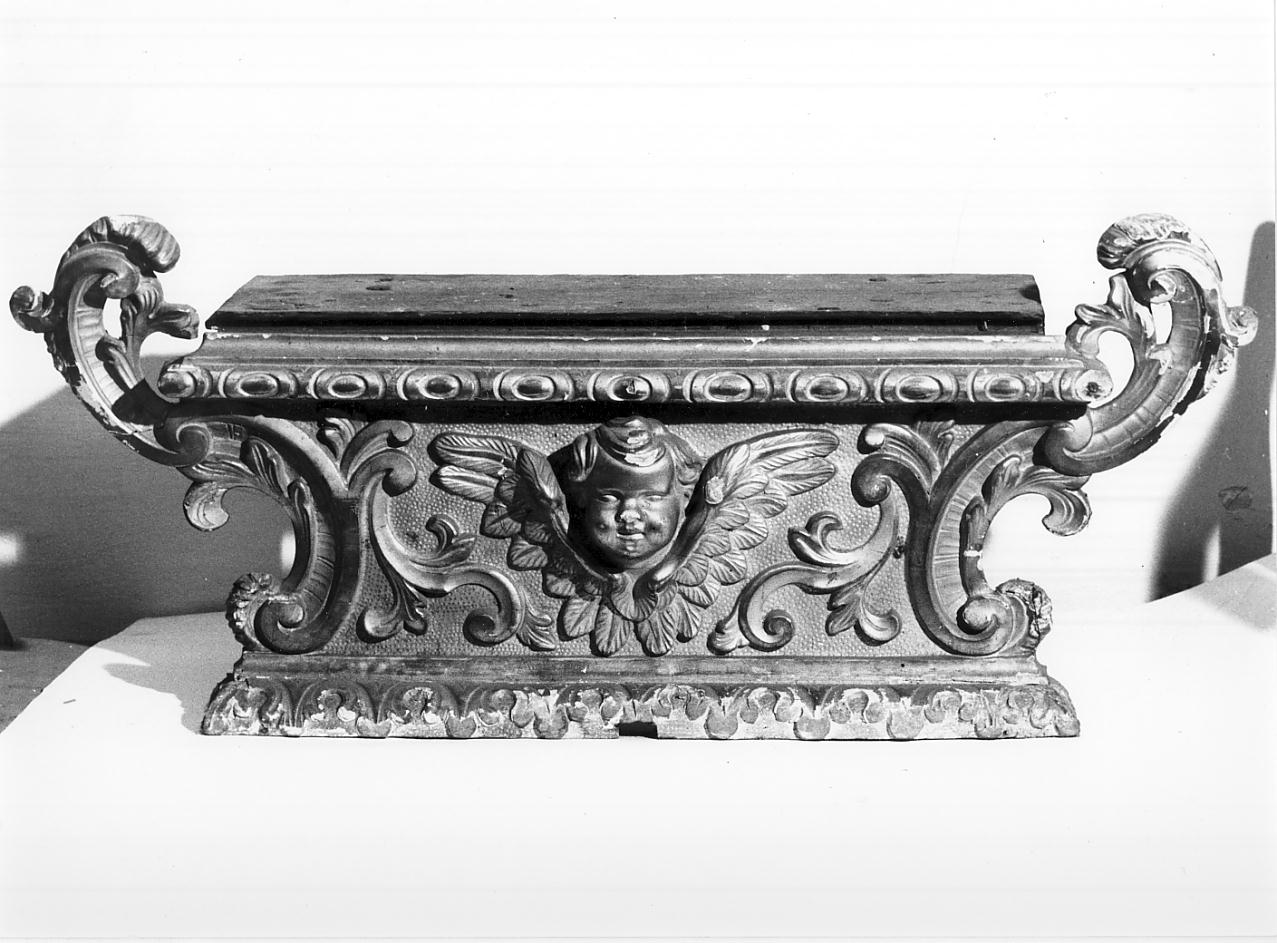 tronetto per esposizione eucaristica, opera isolata - ambito mantovano (fine sec. XVIII)