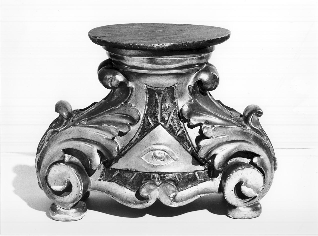 base di ostensorio, opera isolata - ambito mantovano (sec. XVIII)