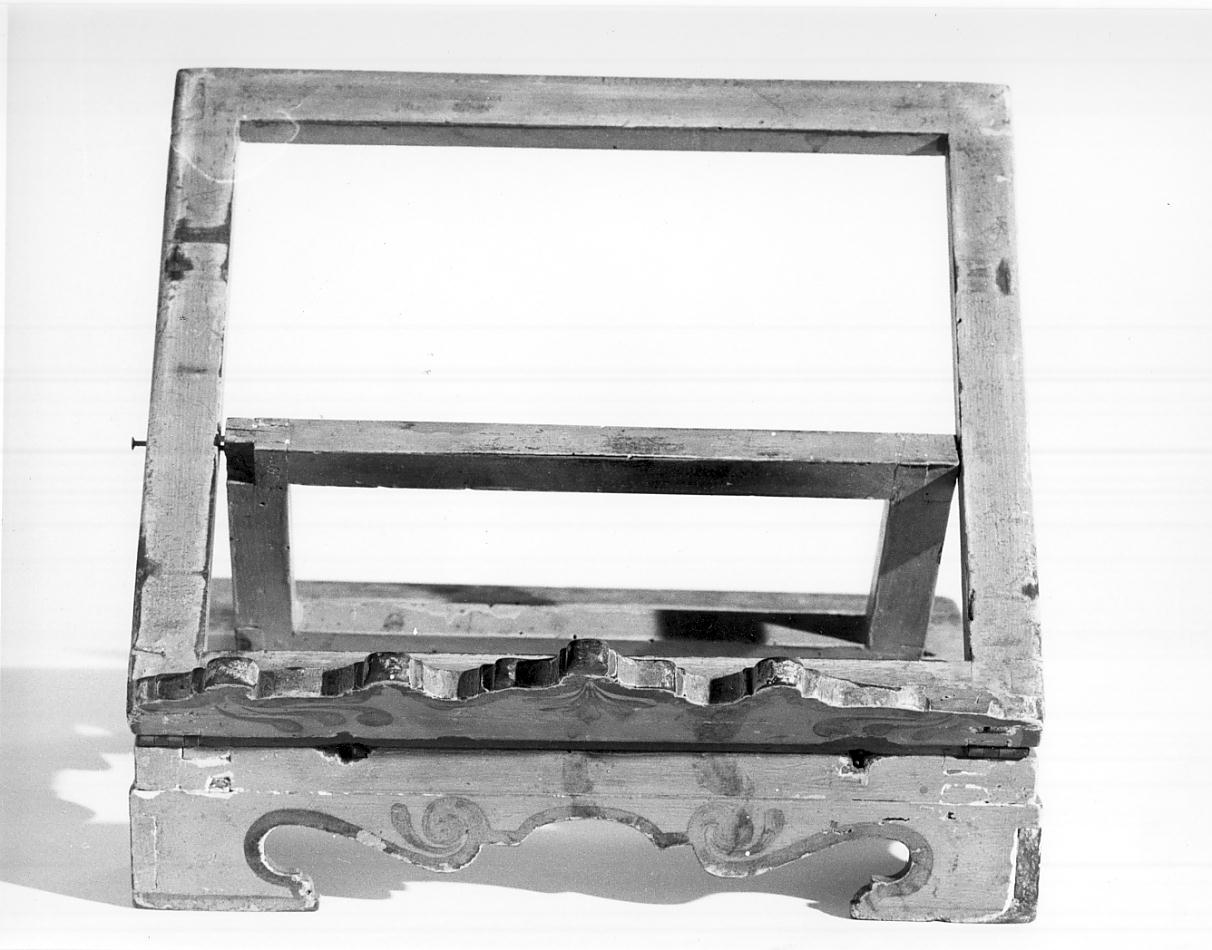 leggio, opera isolata - ambito mantovano (sec. XIX)