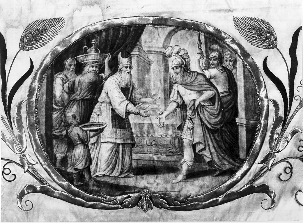 Sacrificio di Melchisiade (dipinto, elemento d'insieme) - ambito mantovano (prima metà sec. XIX)