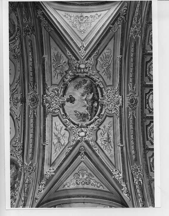 il Sacro Cuore (decorazione pittorica, elemento d'insieme) di Caminada Egidio (sec. XIX)