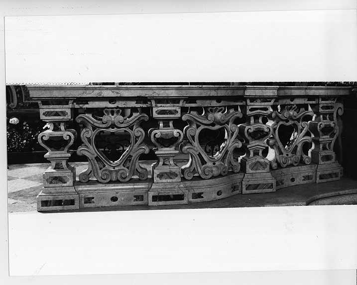 balaustrata, elemento d'insieme - ambito mantovano (sec. XVIII)