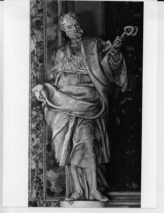gli apostoli Pietro e Paolo (statua, serie) di Salterio Stefano (seconda metà sec. XVIII)