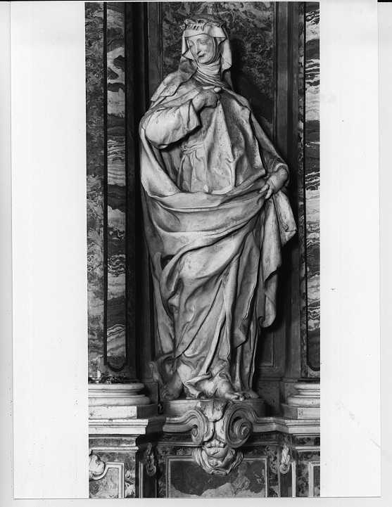 due Santi (statua, coppia) di Salterio Stefano (seconda metà sec. XVIII)