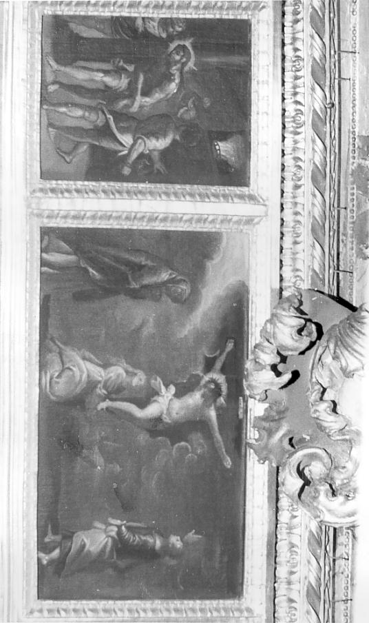 misteri dolorosi: Flagellazione e Crocefissione (quadro d'altare, ciclo) di Gandino Antonio (sec. XVII)