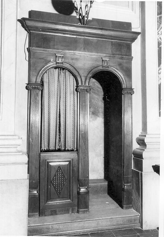 confessionale, coppia - ambito Italia settentrionale (sec. XIX)