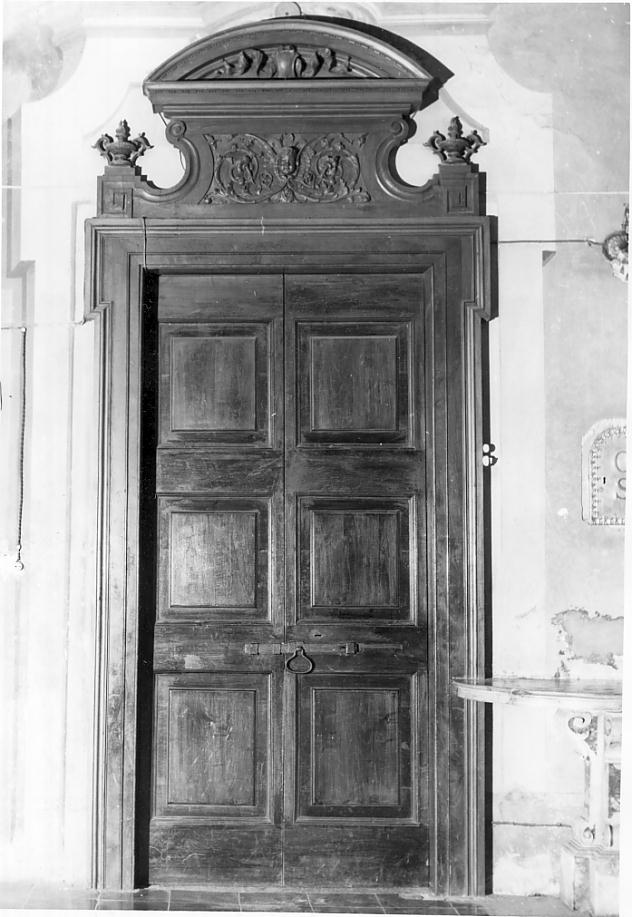 porta - a due battenti, opera isolata - ambito Italia settentrionale (fine sec. XVIII)