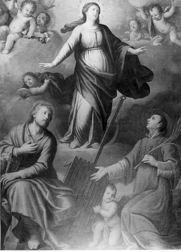 Madonna e Santi (dipinto, opera isolata) - ambito Italia settentrionale (sec. XVIII)