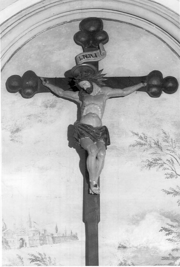 crocifisso, opera isolata - ambito Italia settentrionale (fine sec. XVI)