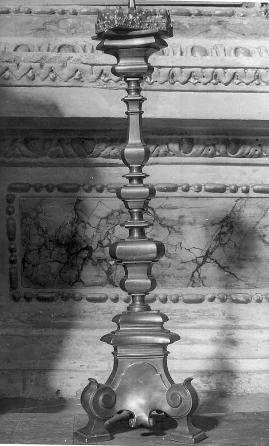 candelabro, opera isolata - ambito Italia settentrionale (sec. XVIII)