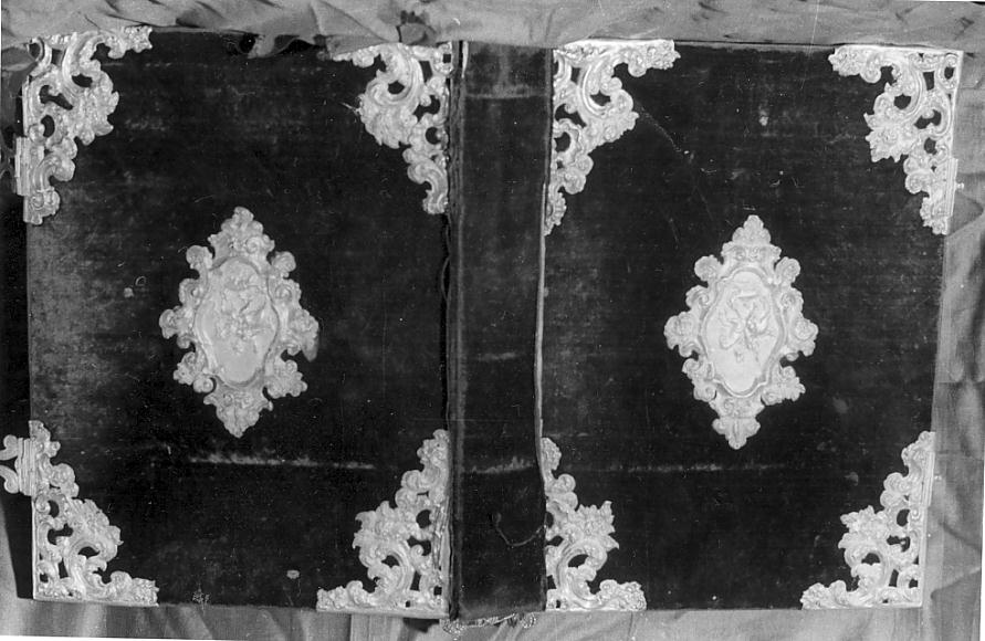 coperta di libro liturgico, opera isolata - ambito Italia settentrionale (fine sec. XVIII)
