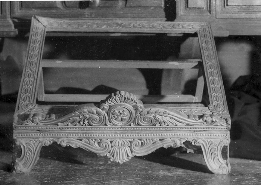 leggio, opera isolata - ambito Italia settentrionale (inizio sec. XIX)