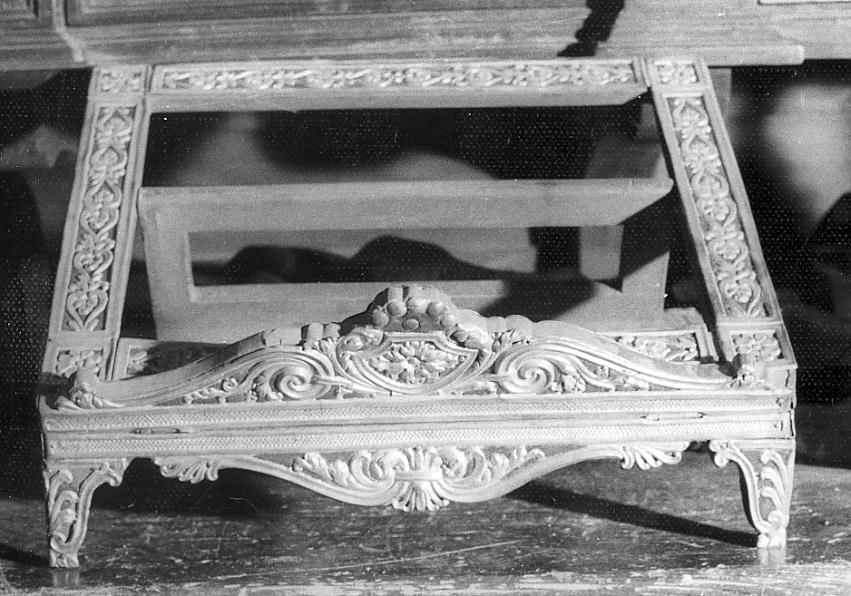 leggio, opera isolata - ambito Italia settentrionale (inizio sec. XVIII)