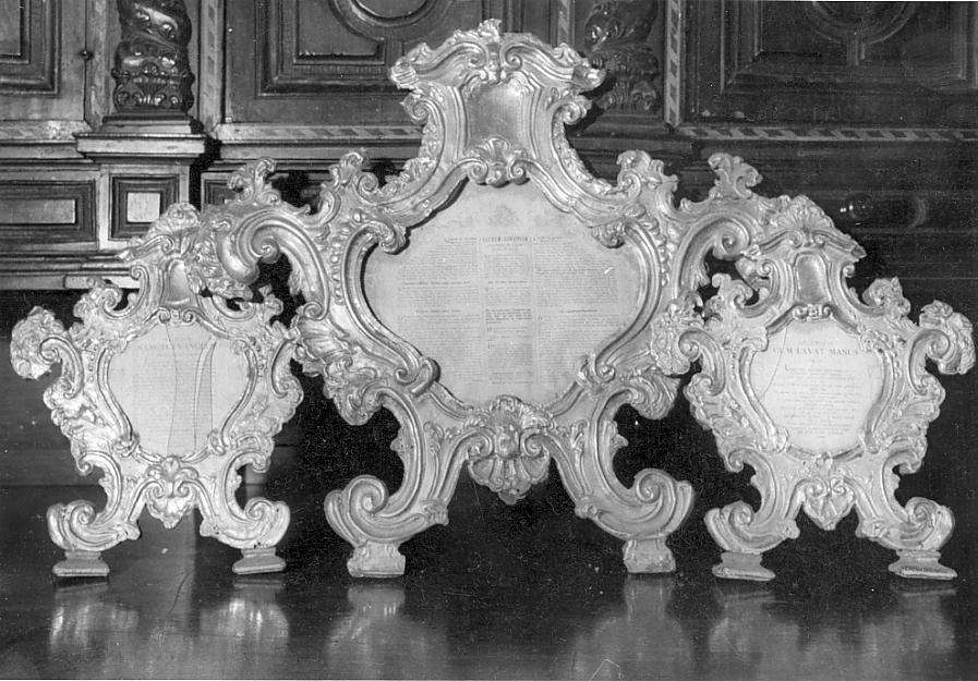 cartagloria, coppia - ambito Italia settentrionale (sec. XVIII)