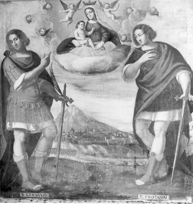 San Protasio e San Gervasio martiri (pala d'altare, opera isolata) - ambito Italia settentrionale (sec. XVII)
