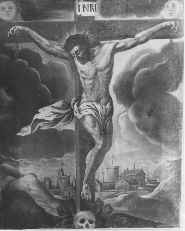 Cristo crocifisso (dipinto, opera isolata) - ambito Italia settentrionale (prima metà sec. XVII)