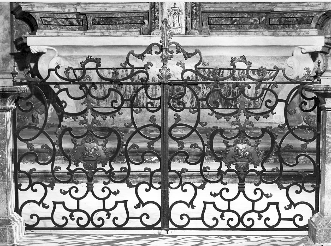 cancello, elemento d'insieme di Bartozzi (sec. XVIII)