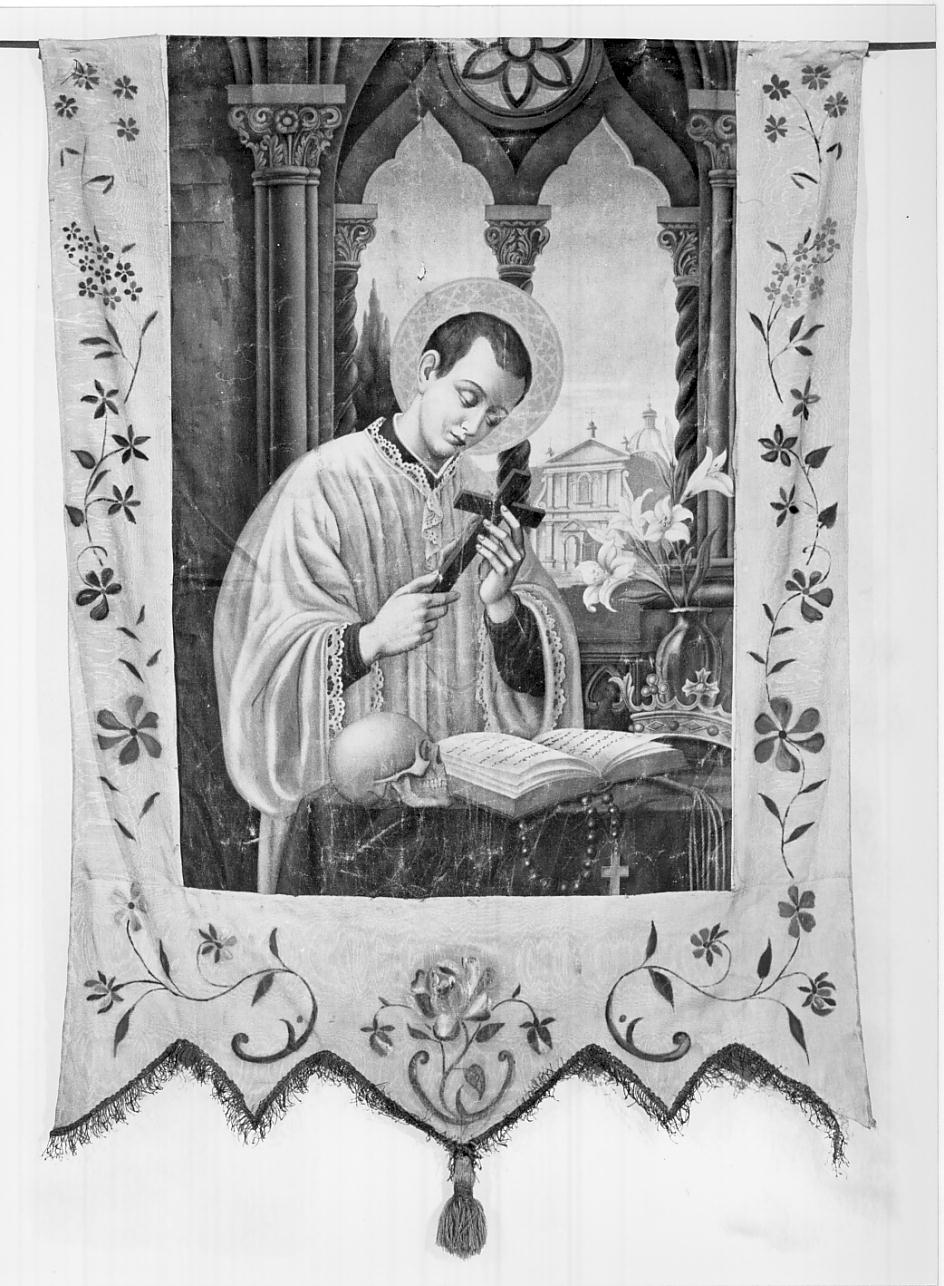 San Luigi Gonzaga (dipinto, opera isolata) - ambito italiano (fine sec. XIX)