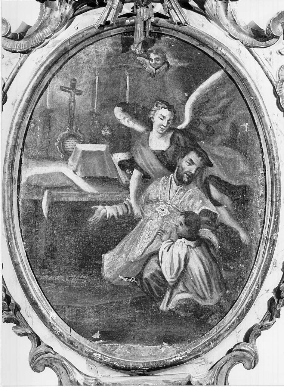 San Filippo Neri in estasi (dipinto, opera isolata) - ambito mantovano (fine/inizio secc. XVII/ XVIII)