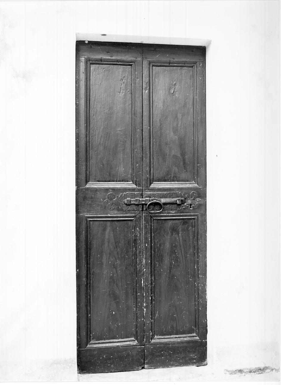 porta - a due battenti, opera isolata - manifattura mantovana (sec. XVIII)