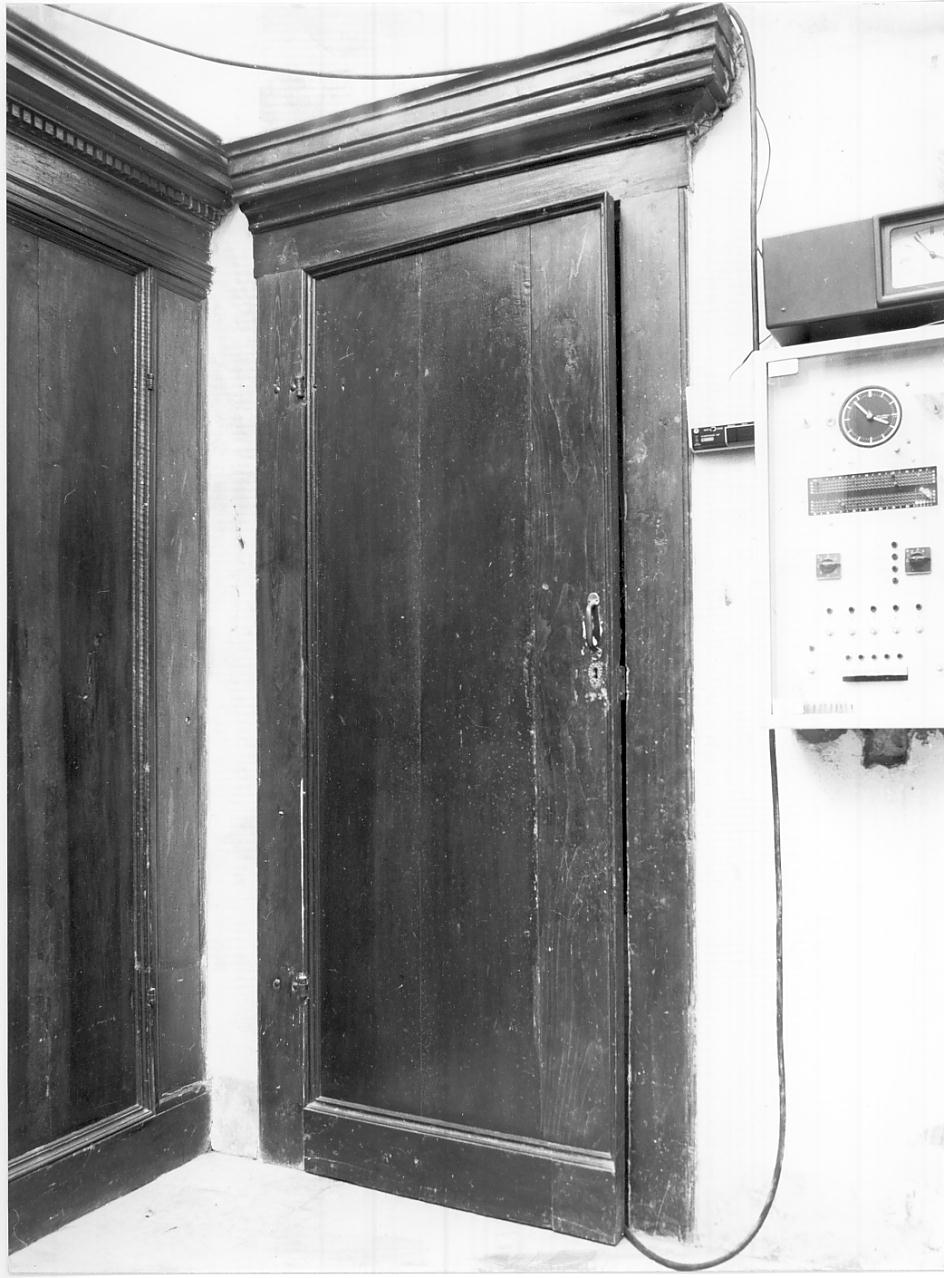 porta - ad un battente, opera isolata - manifattura mantovana (prima metà sec. XIX)