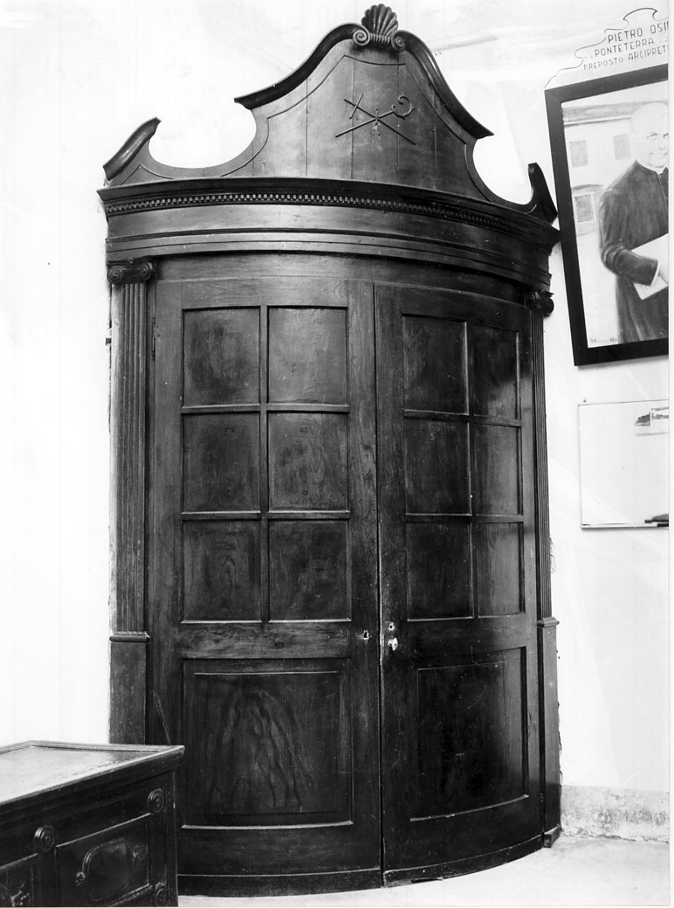 bussola, opera isolata - manifattura mantovana (sec. XVIII)