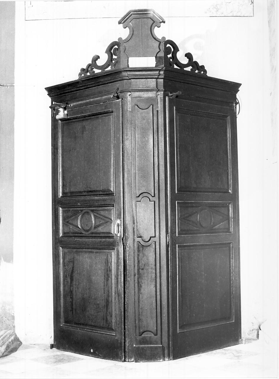 bussola, opera isolata - manifattura mantovana (seconda metà sec. XVIII)