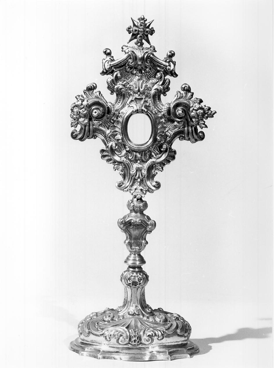ostensorio, opera isolata - bottega mantovana (sec. XVIII)